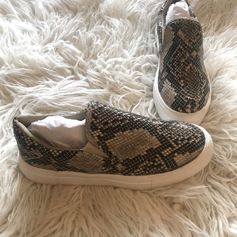 Snake skin espadrilles